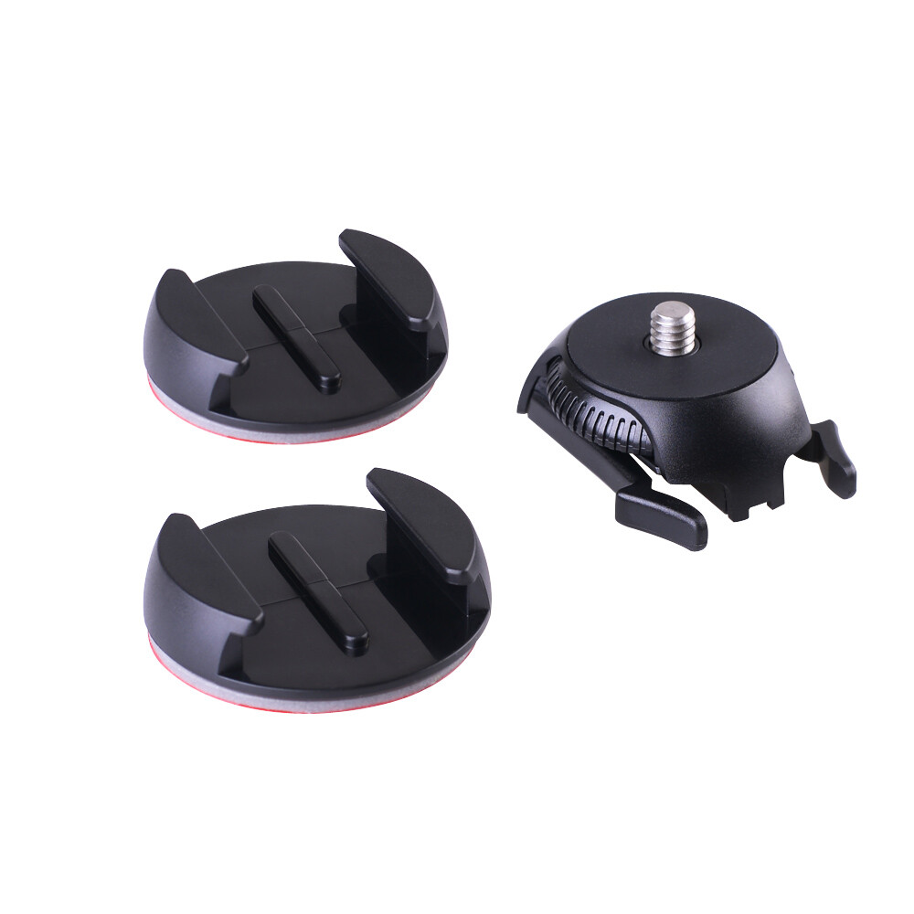 Adhesive Quick Release Flat Curved Mount Adapter For Samsung Gear 360 2017 Cam