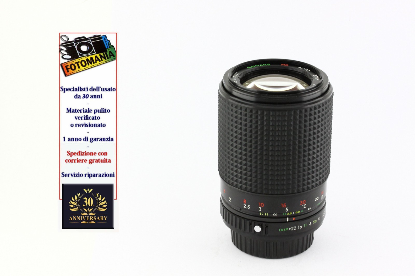 Samyang 70-210 Pentax K F 4-5.6 One Year Warranty