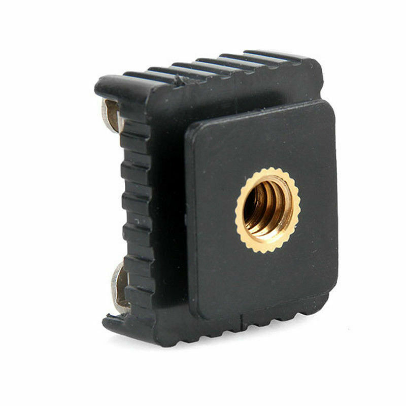 Flash Speedlite Hot Shoe Bracket Mount Adapter 1/4″ Screw for Tripod Monopod