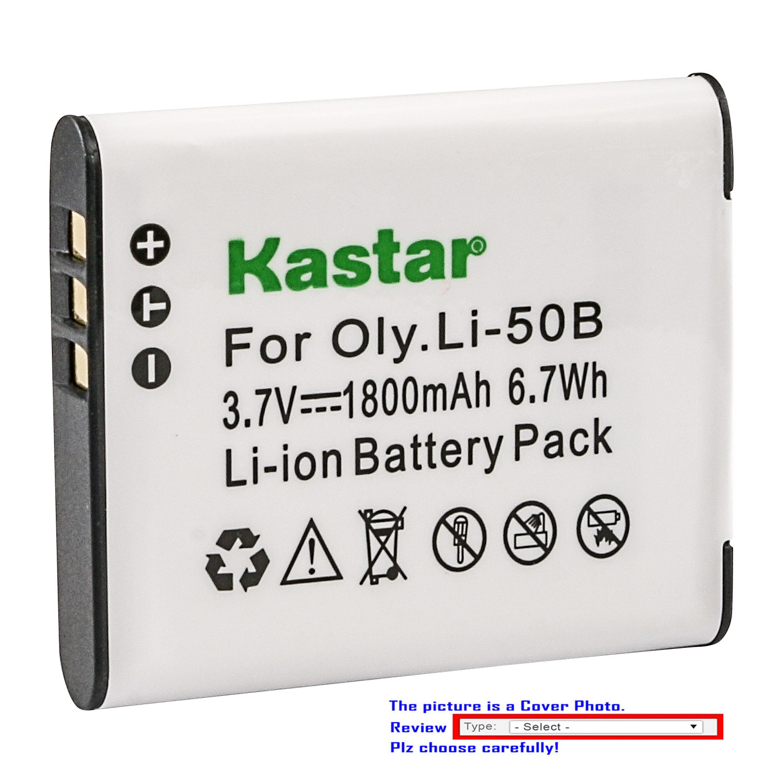 Kastar Replacement Battery for OEM Olympus Original Li50B 50B 50B LI-50C 50C