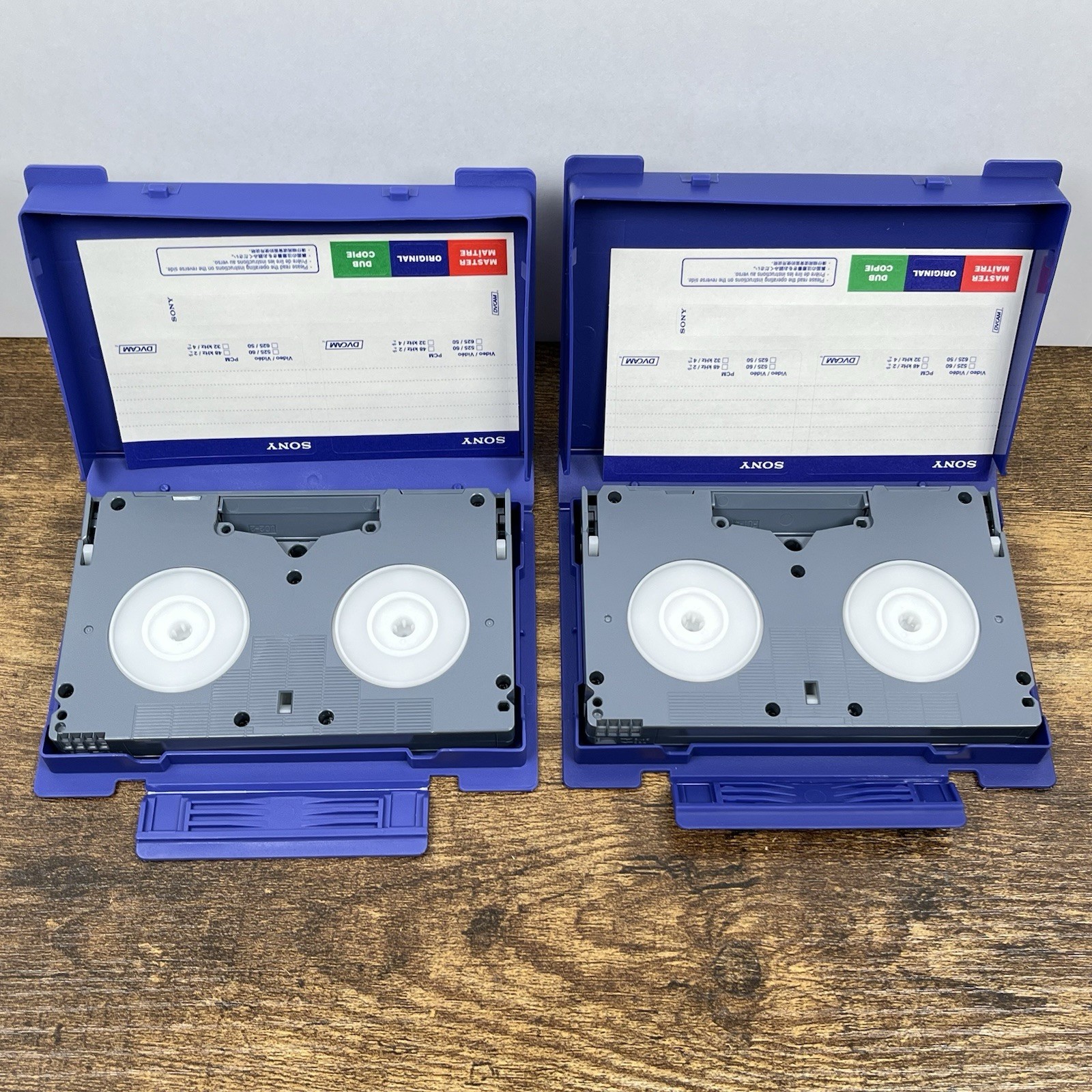 Sony PDV-124N DVCAM Digital Video Cassette 124 Minutes – Set of 2