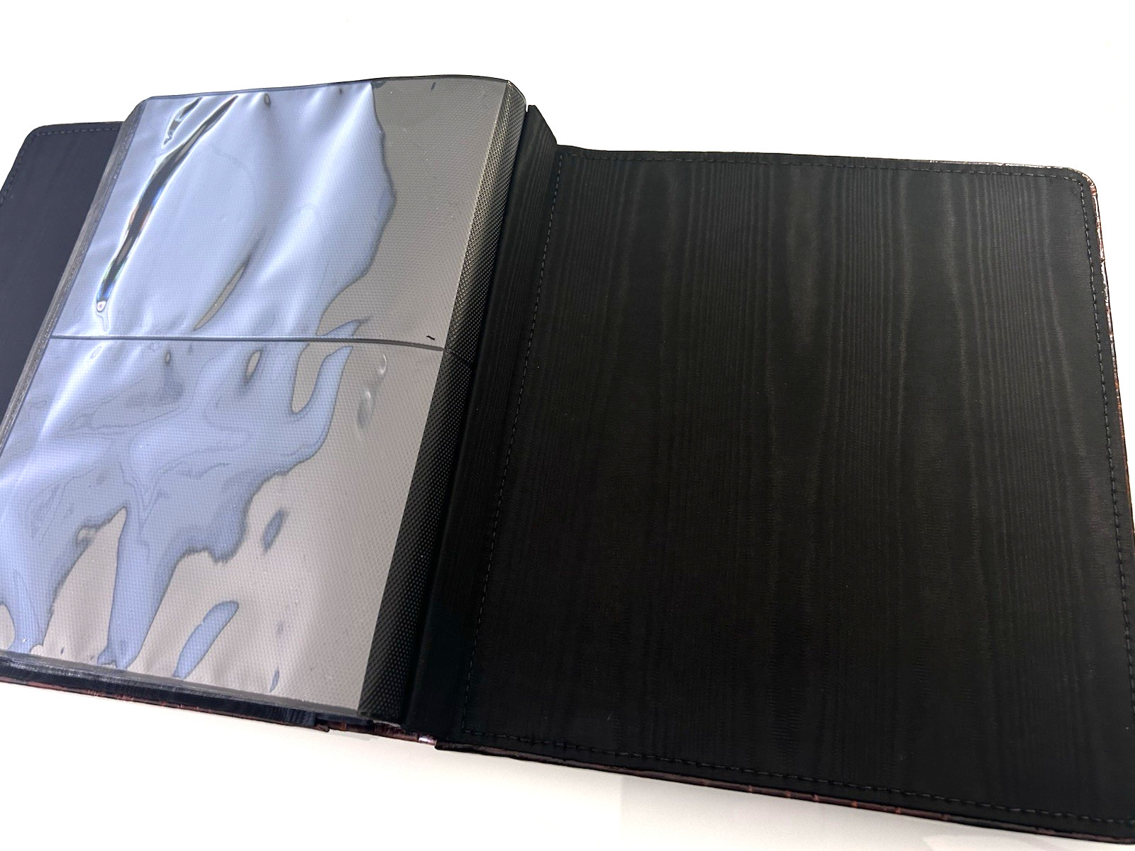 RAIKA Croc Embossed Genuine Leather Tan Photo Album Handcrafted USA