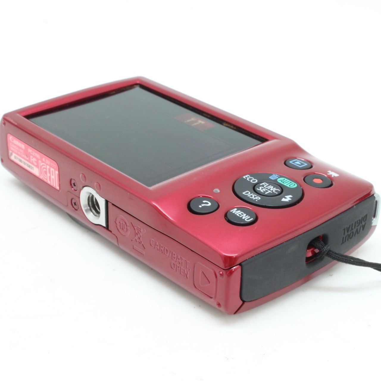 [ EXCELLENT+5 IN BOX] CANON PowerShot ELPH 165 IS IXY160 Red Digital Camera 2881
