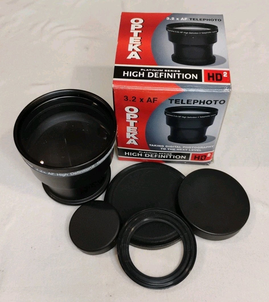 Opteka High Definition II TelePhoto Lens 37mm 52mm 3.2 x AF OP-3200HD2
