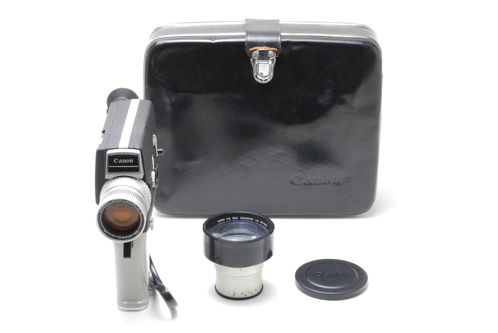 Read [EXC+5] Canon Single 8 518 Auto Zoom 8mm Film Movie Camera case FROM JAPAN