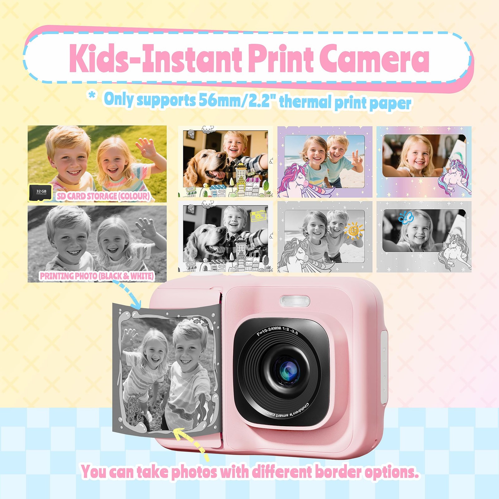 Instant Print for , Christmas Birthday Gifts for Girls Boys Age 3-12, Cameras…