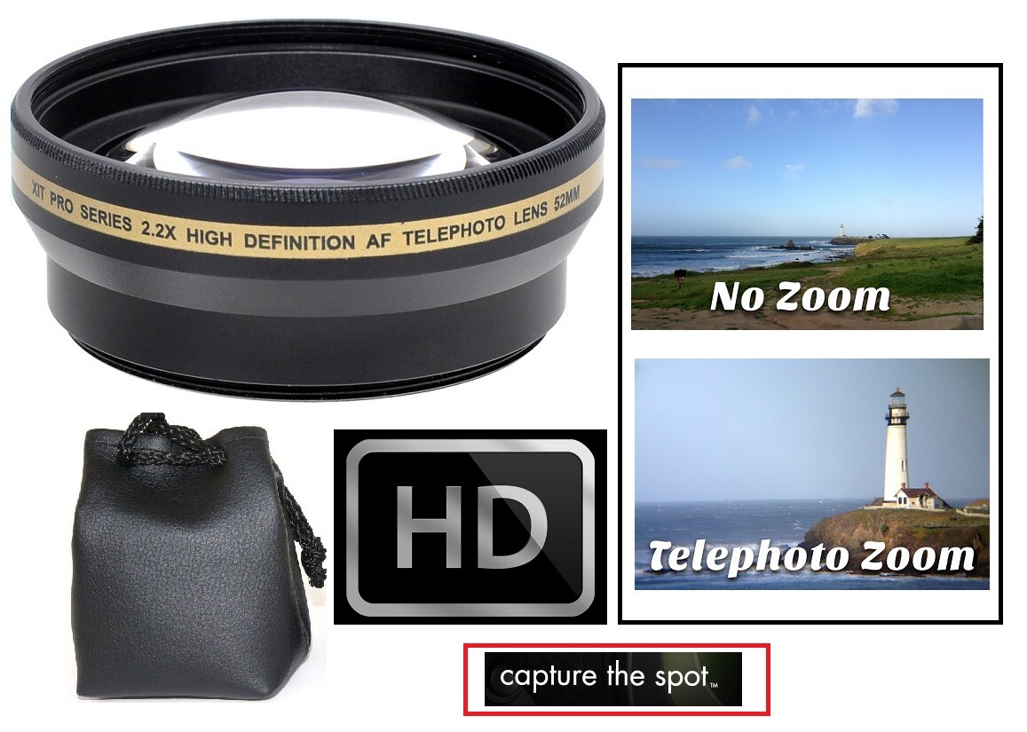 For Fujifilm X-T1 X-T10 XE2 X-E2 X-E1 XE1 New Hi Def 2.2x Telephoto Lens