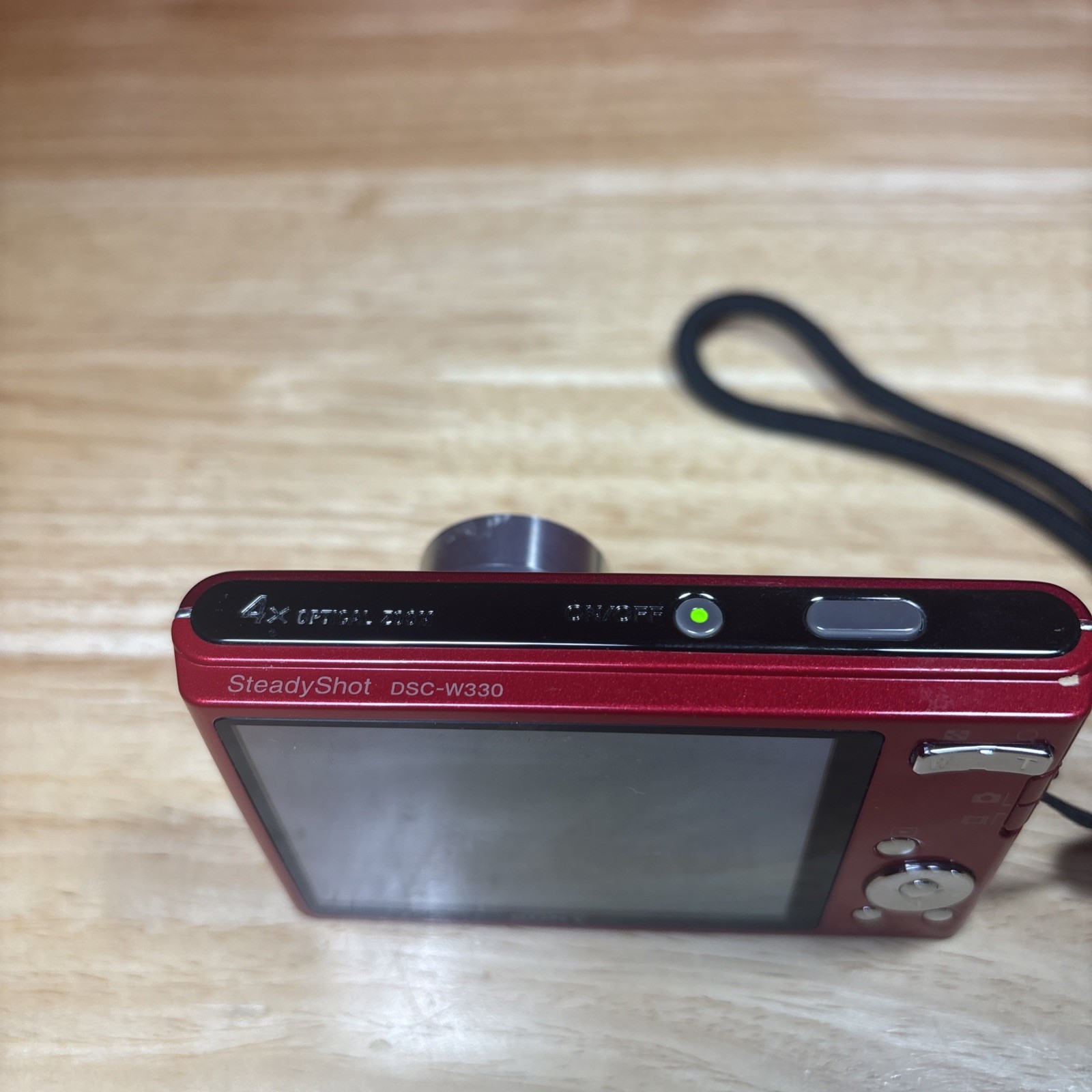 Sony Cyber-shot DSC-W330 14.1MP Digital Camera Red WORKING W/ OG Battery & Charg