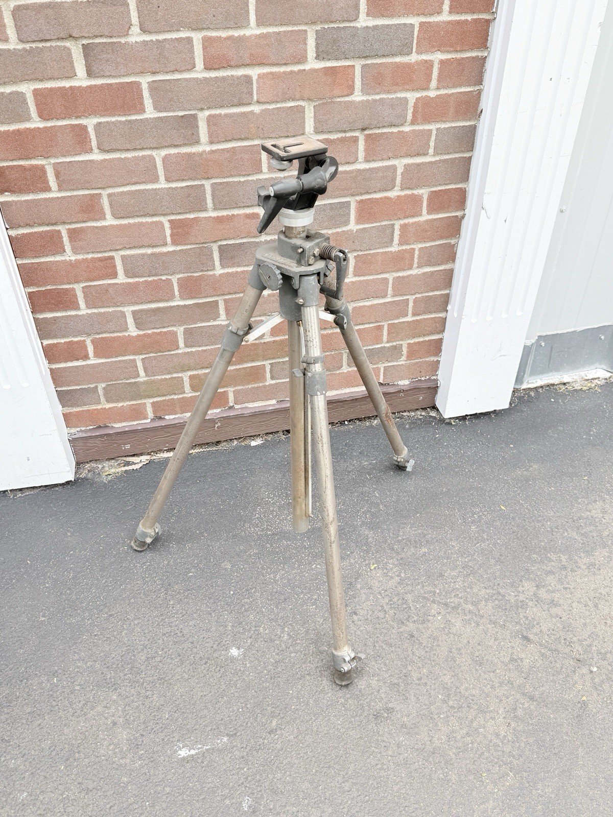 Vintage Majestic Tripod with Pan Tilt Head Heavy Duty Large Format Camera Stand