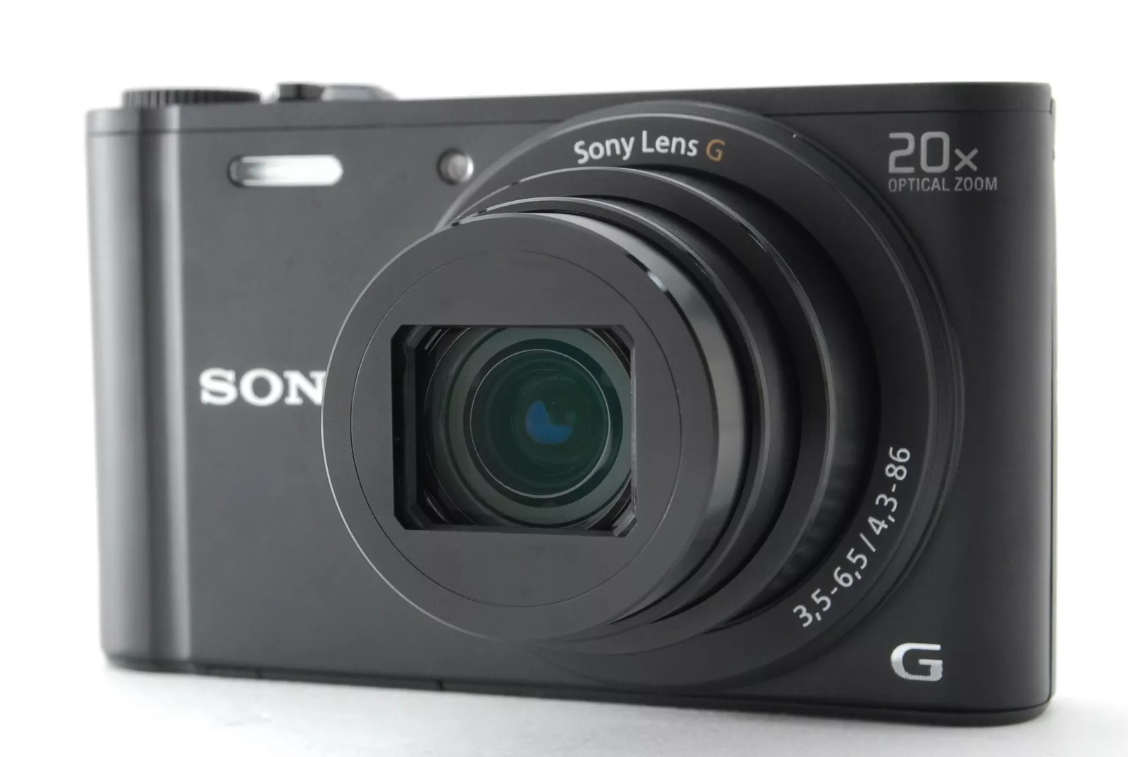 Black Sony Cyber shot DSC-WX350 18.2MP 20x Compact Digital Camera Full HD