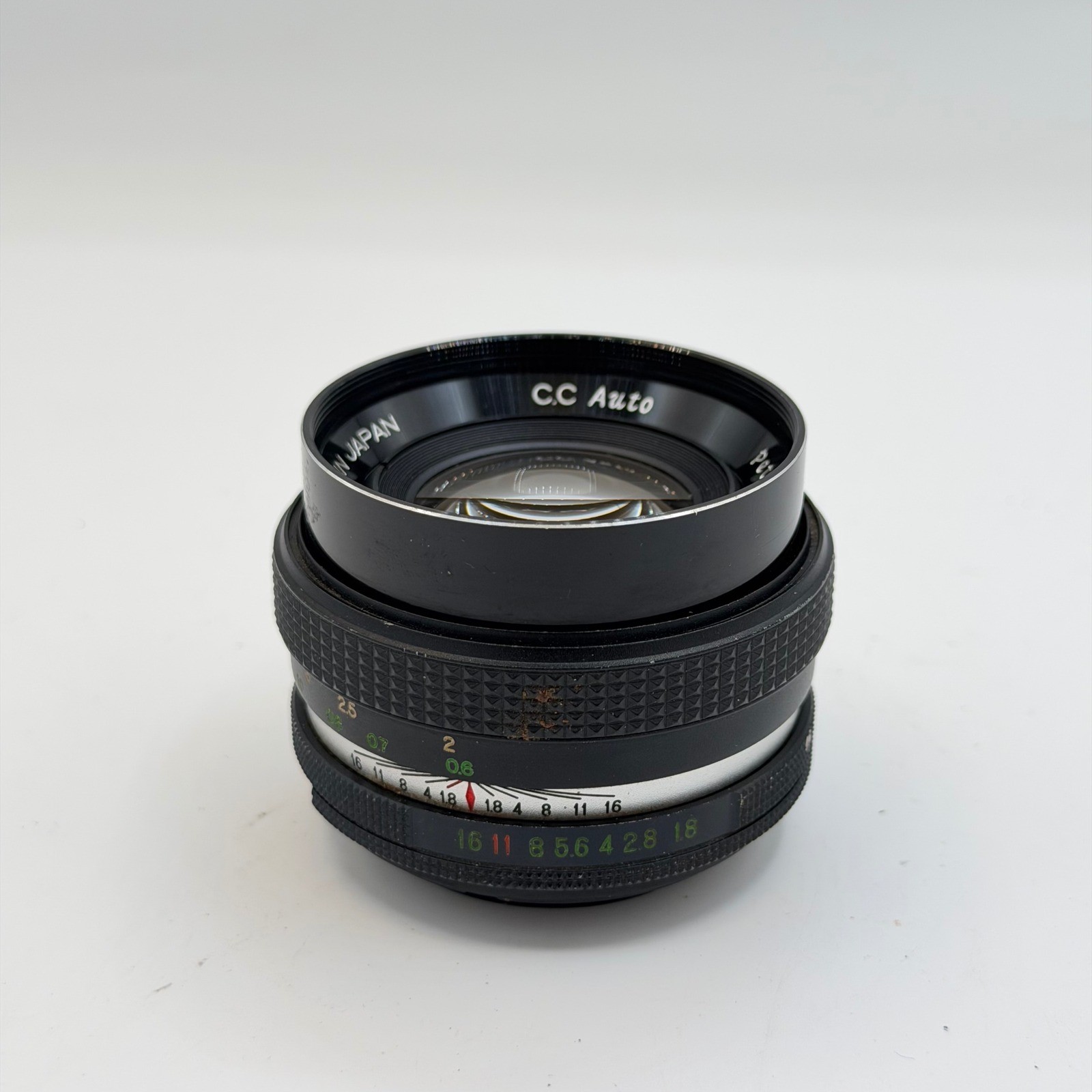 Petri CC Auto 55mm f1.8 Vintage Prime Lens Made in Japan 631829 Good Condition