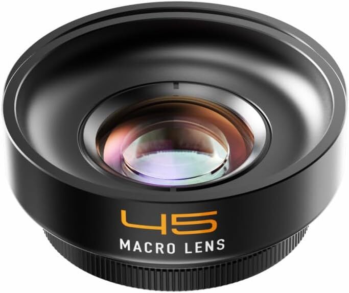 Fotorgear Pro ll T-Mount Fisheye Macro Wide-Angle Portrait 1.55X Smartphone Lens