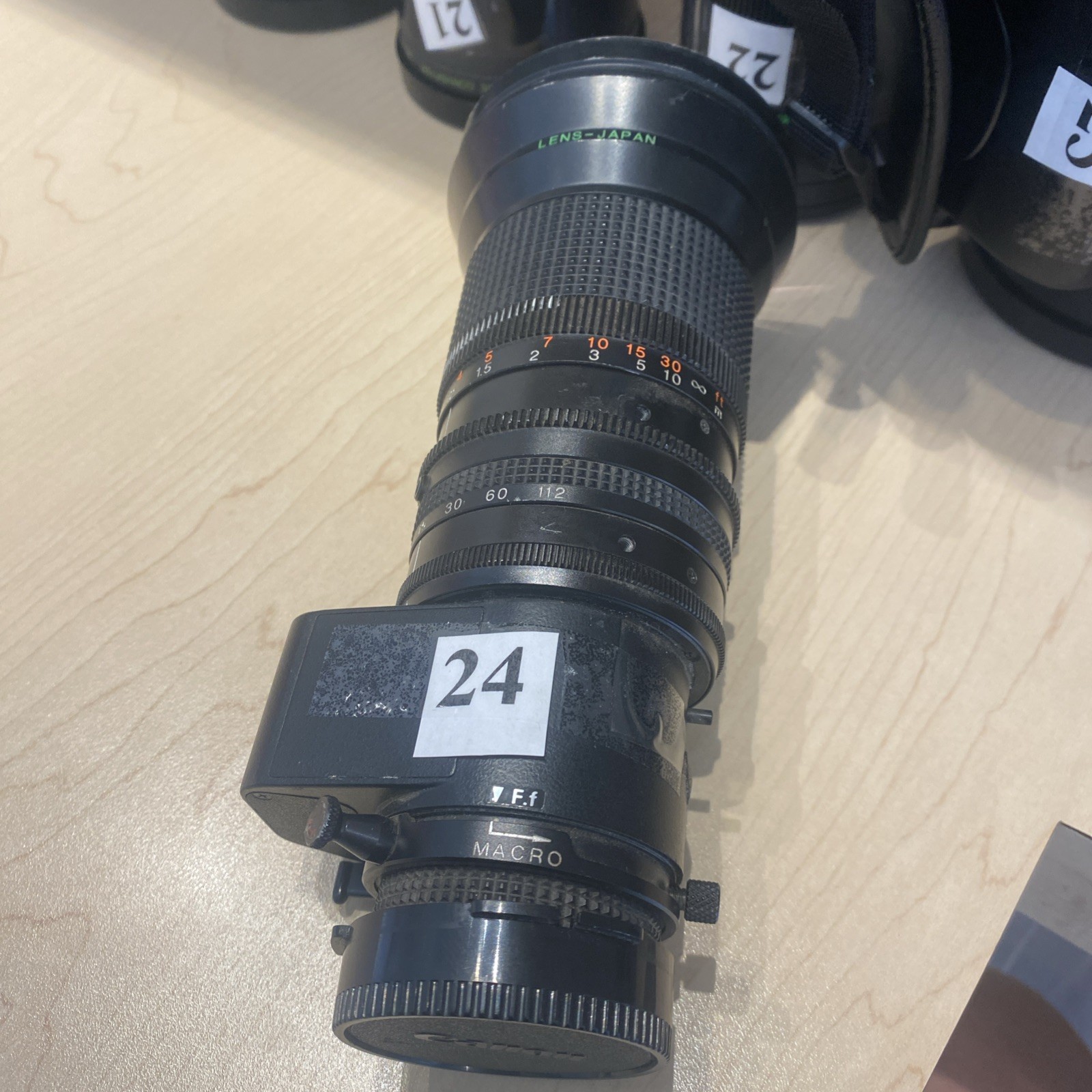 Fujinon A18x8.5BERM-28B 18x Zoom Broadcast Lens 1:1.4/6.2-112mm B3 Lens#24Bx#7