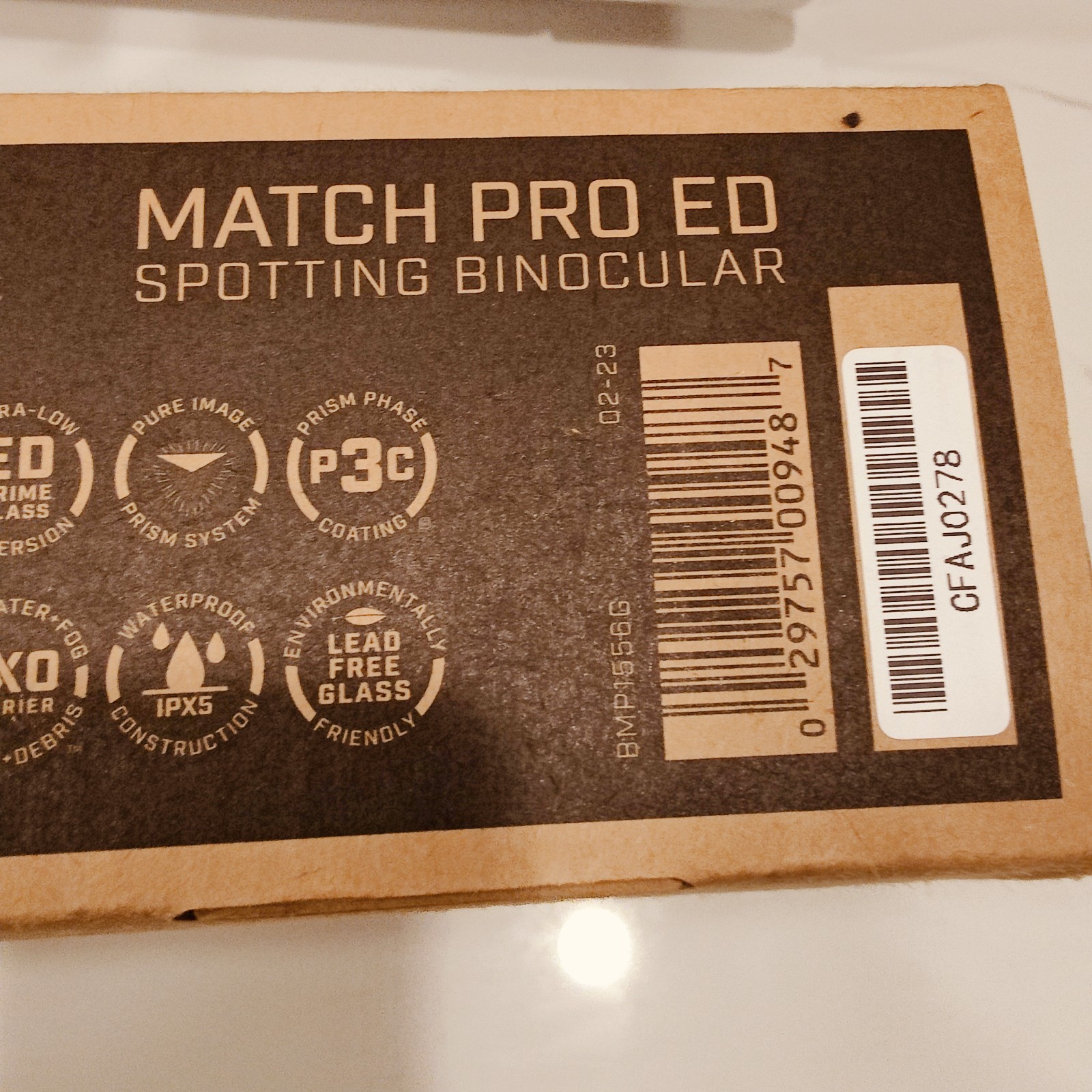 Bushnell Match Pro ED 15×56 Binoculars 15x 56mm Objective Lens BU-BMP1556G NEW