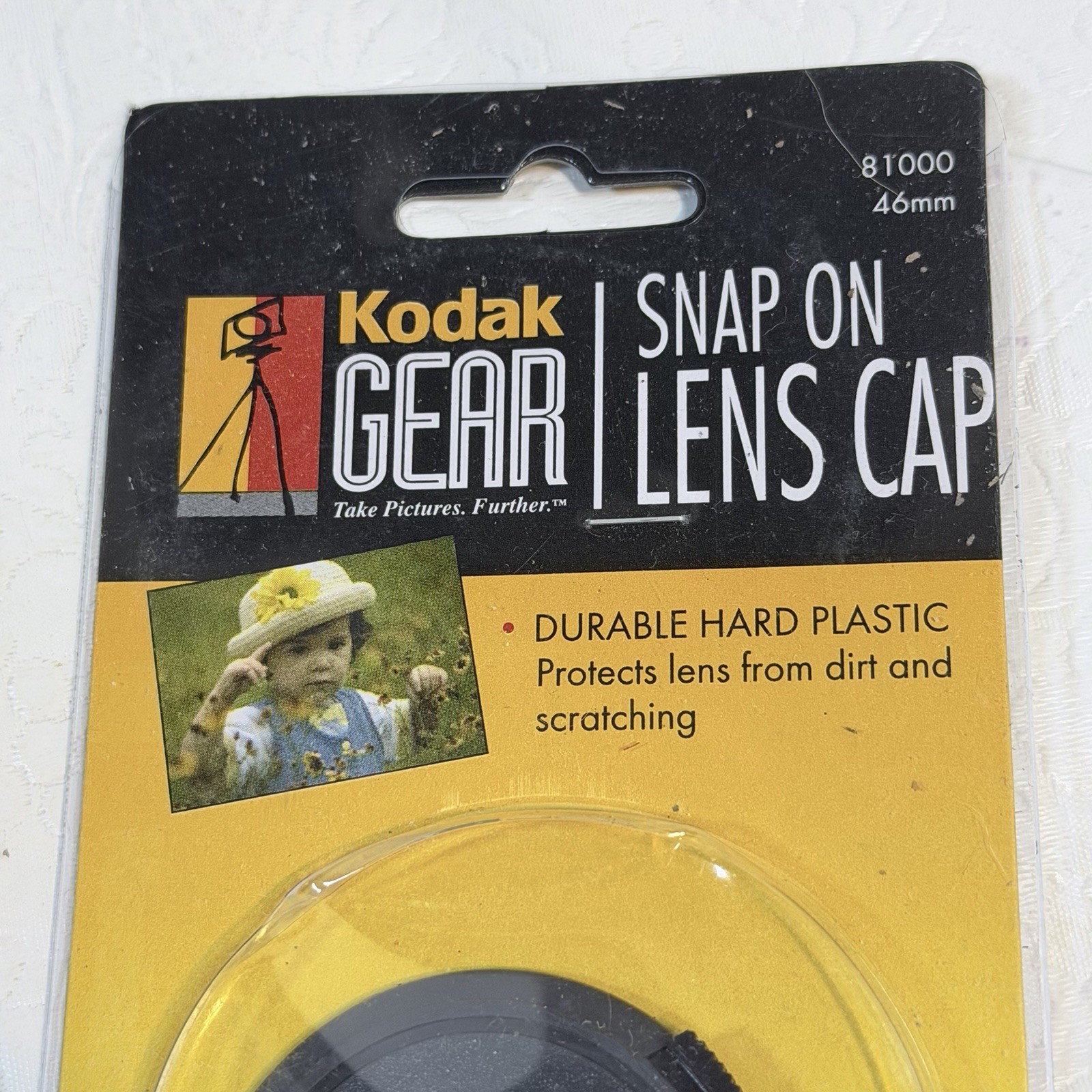 Lot of 2 Vintage Kodak Camera Snap On 46mm Lens Caps 81000 Taiwan In Package
