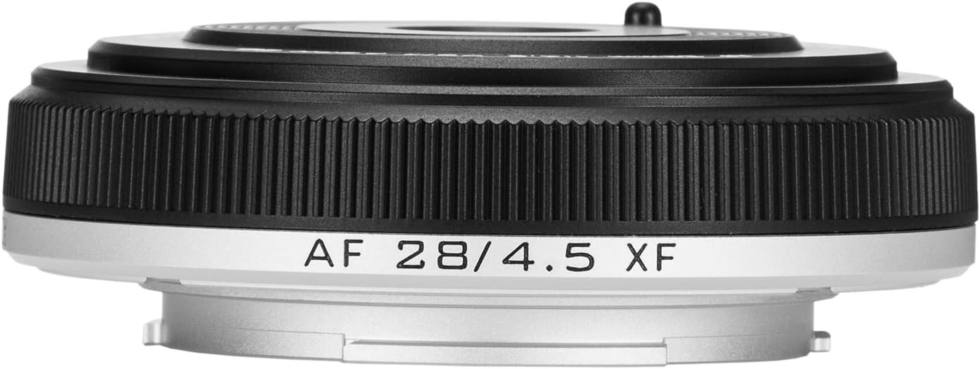 VILTROX 28mm F4.5 XF Pancake Auto Focus Wide Angle Prime Lens for Fuji X-Mount