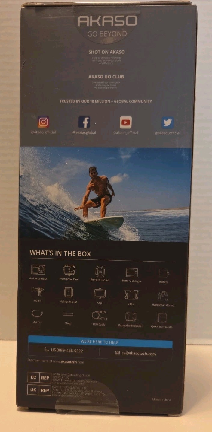 Akaso Brave 4 Pro 4K/30fps UHD Action Camera *New*