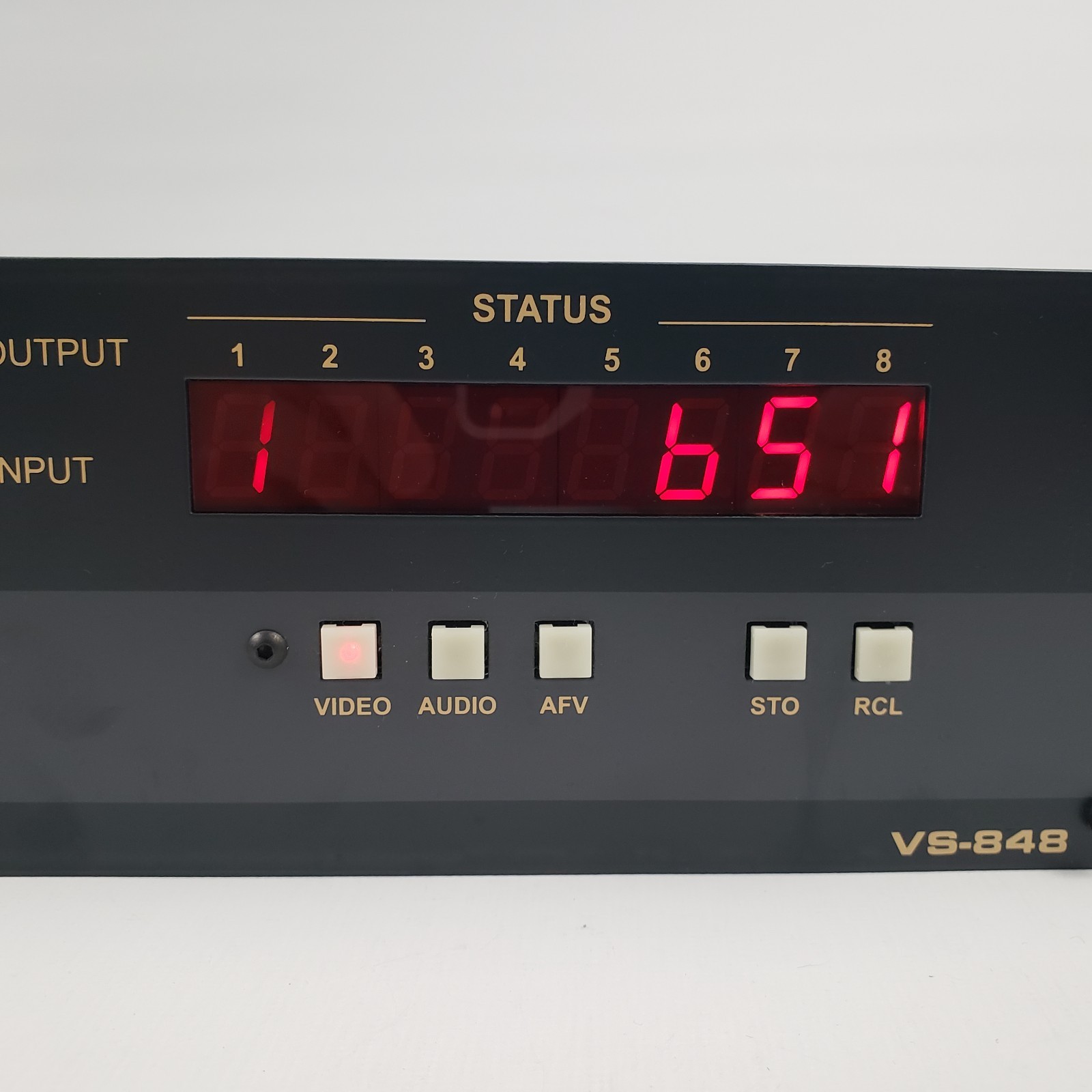 FOR PARTS Kramer VS-848 8×8 Composite Video Stereo Audio Matrix Switcher Router
