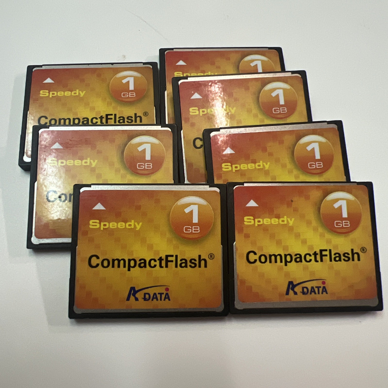 7 ADATA 1GB Compact Flash Memory Cards