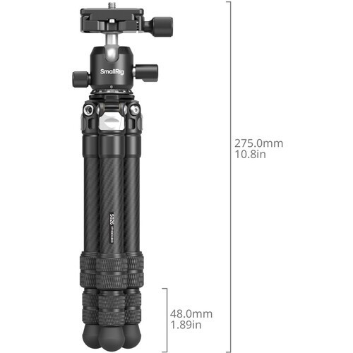SMALLRIG CARBON FIBER POCKET TRIPOD KIT