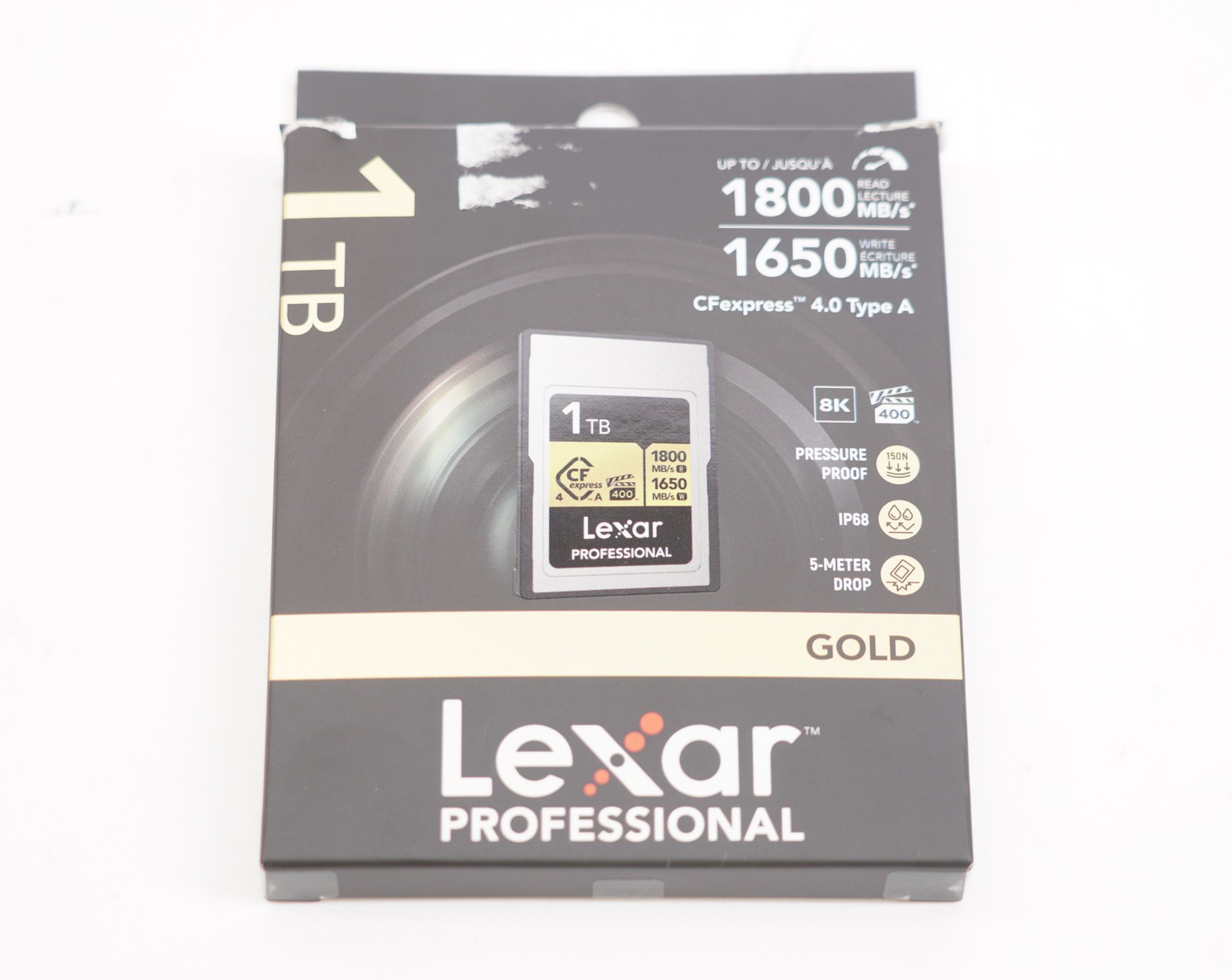 Lexar 1TB Professional GOLD CFexpress 4.0 Type A Memory Card