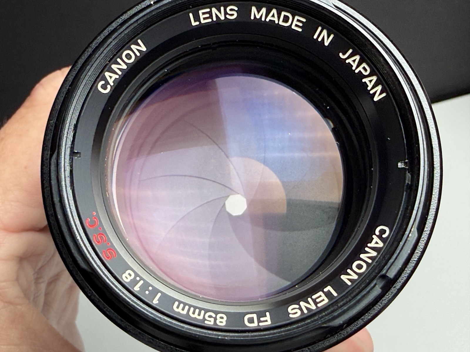 Canon FD 85mm f/1.8 S.S.C. 35mm Portrait MF Lens Great For A-1 Or AE-1