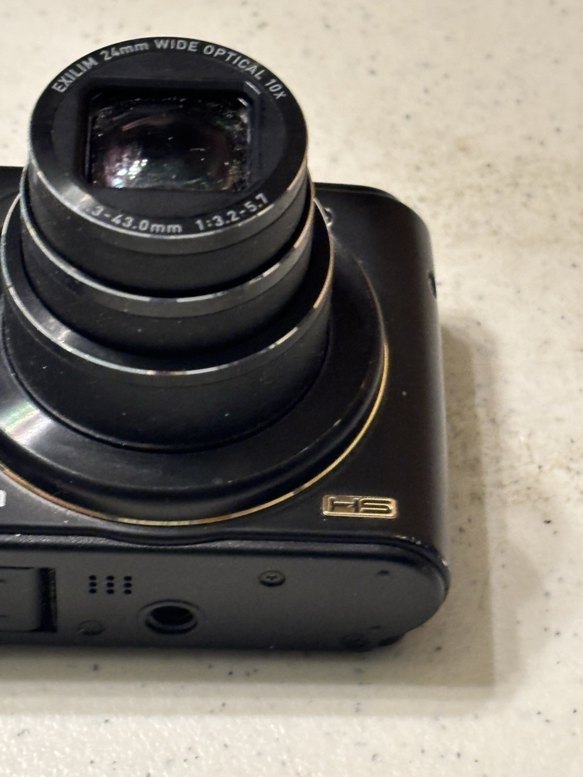 Casio Exilim HS EX-FH100 Digital Camera – 10.0MP – 10x Ultra Wide Zoom – Tested