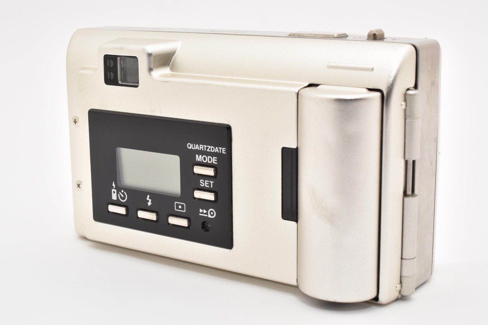 Olympus µ mju Metal Silver Exc+5 35mm Film Camera Point & Shoot with Strap JAPAN