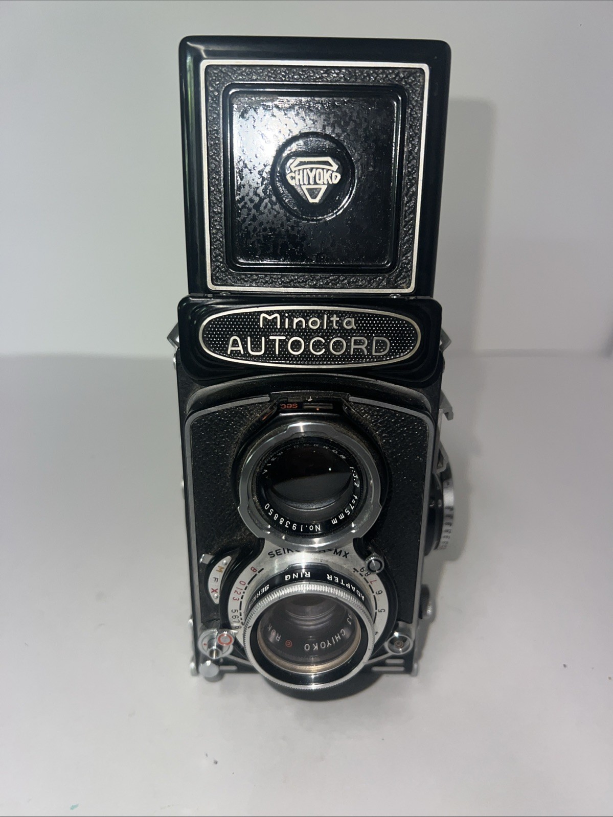 Minolta Autocord LMX CLA Bright Screen Meter Works With Leatherette Case