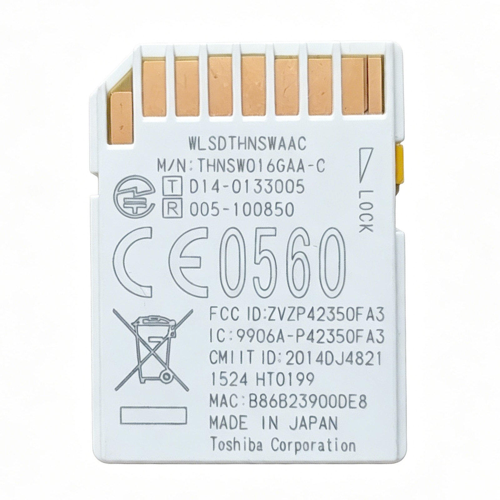 Original Toshiba FlashAir W-03 16GB/ 32GB Wi-Fi Wireless LAN SDHC Card Class 10