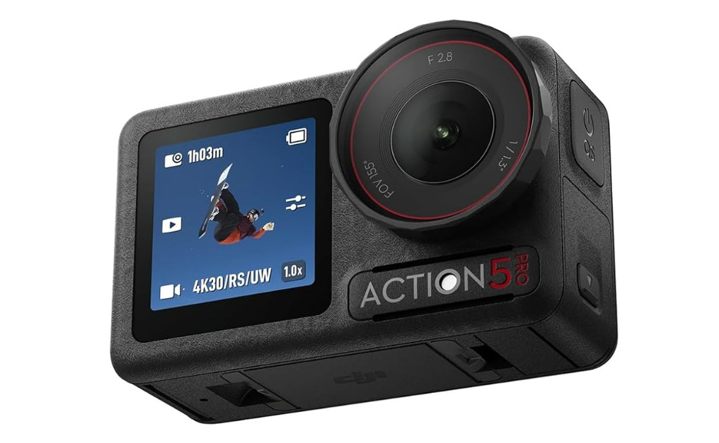 DJI Action 5 Pro Adventure Combo 4K Video 40MP 4H Battery Dual OLED