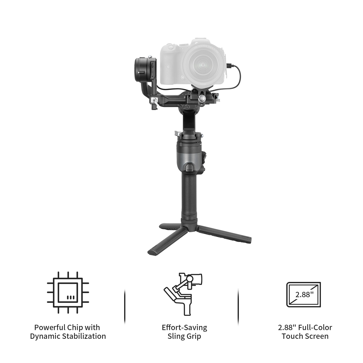 ZHIYUN Weebill 2, 3-Axis Handheld Gimbal stabilizer For Mirrorless Cameras DSLR