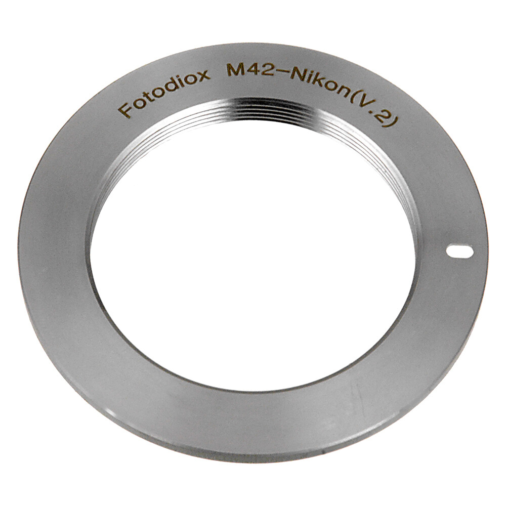 Fotodiox Lens Adapter for M42 Type 2 lens to Nikon F Cameras [M42-NikF-Pro-V2]