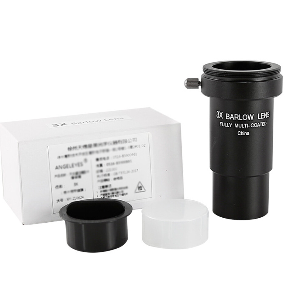 3X/5X Barlow Lens 1.25 Inch Metal Fully Multi-Coated Telescope Extender Lens US