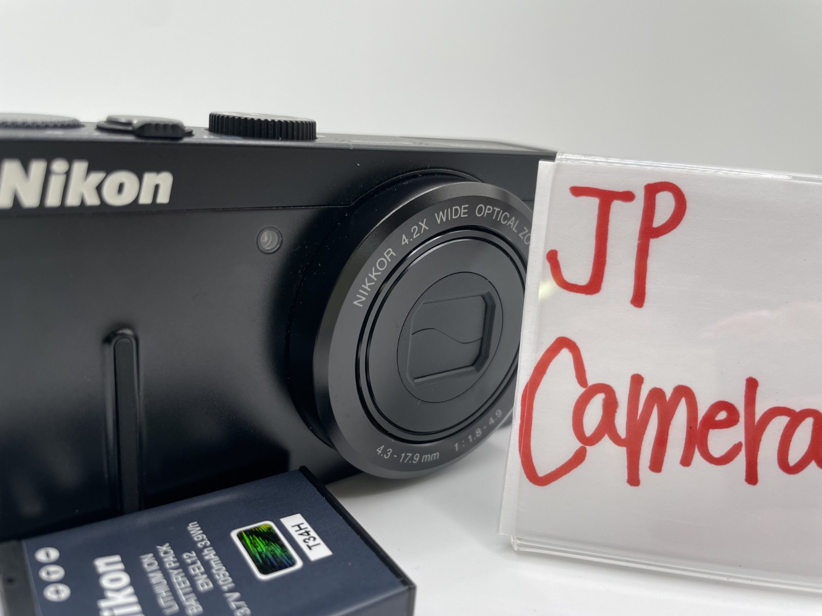Excellent Nikon COOLPIX P300 Black 12.2MP 4.2x Compact Digital Camera 1397