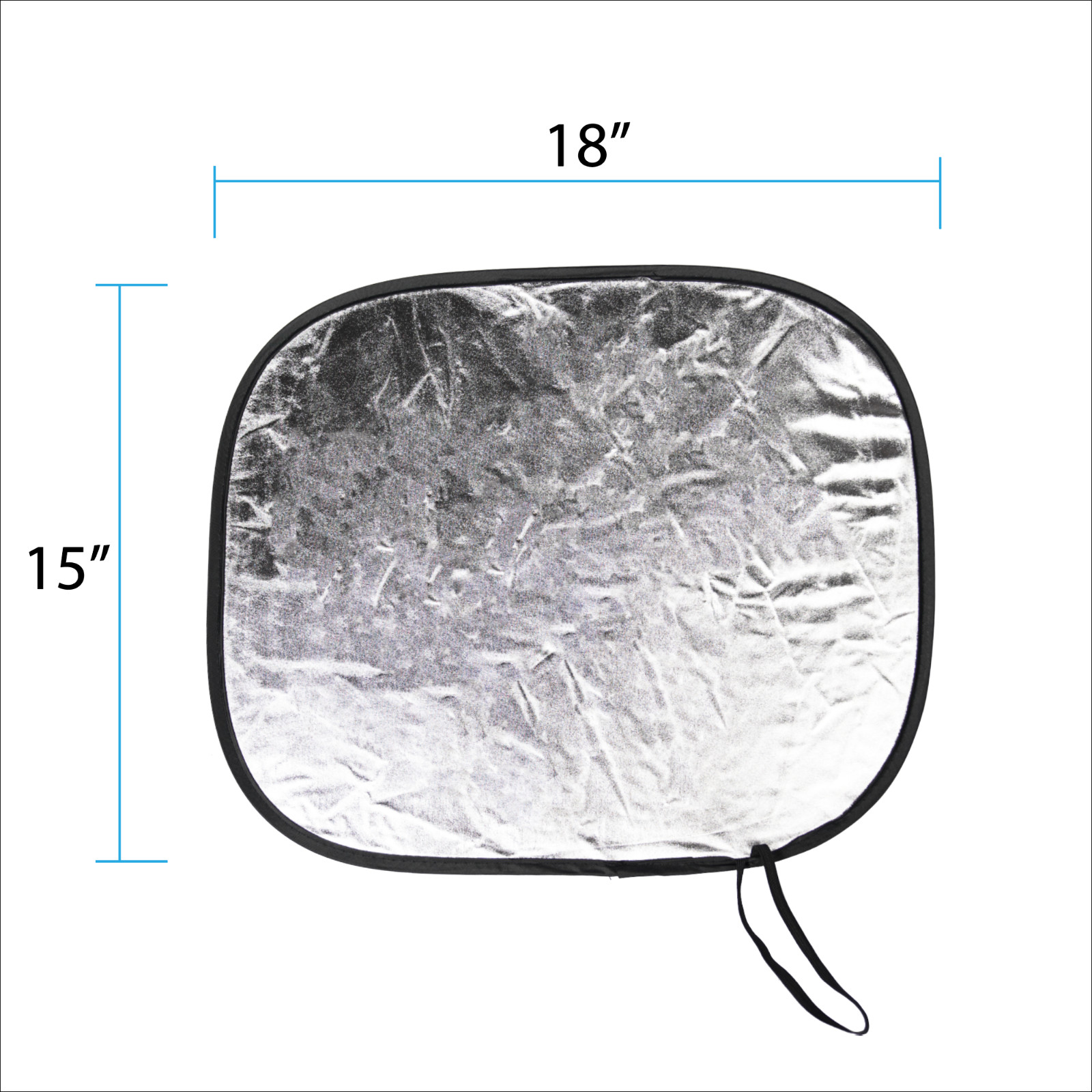 18″x15″ Silver/White Light Reflector Panel for Photography, Studio, Video