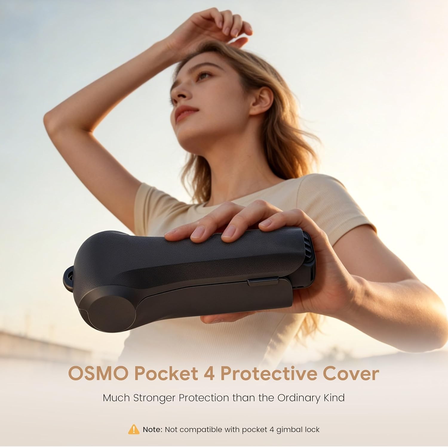 Protective Cover For DJI Osmo Pocket 4, Impact Resistant Gimbal & Screen Guard