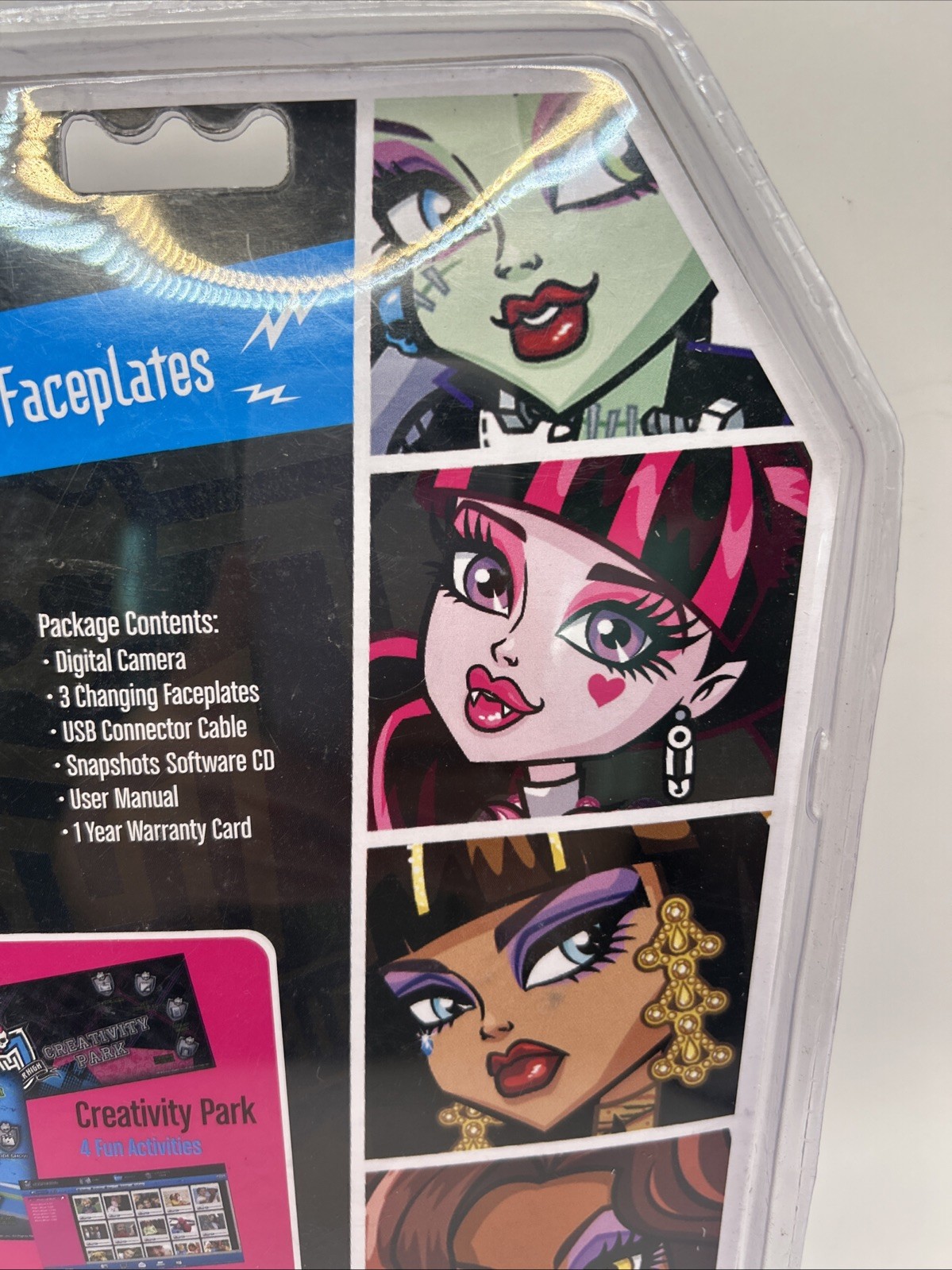 SUPER RARE Monster High Digital Camera with Faceplates Item #16049 Mattel 2011