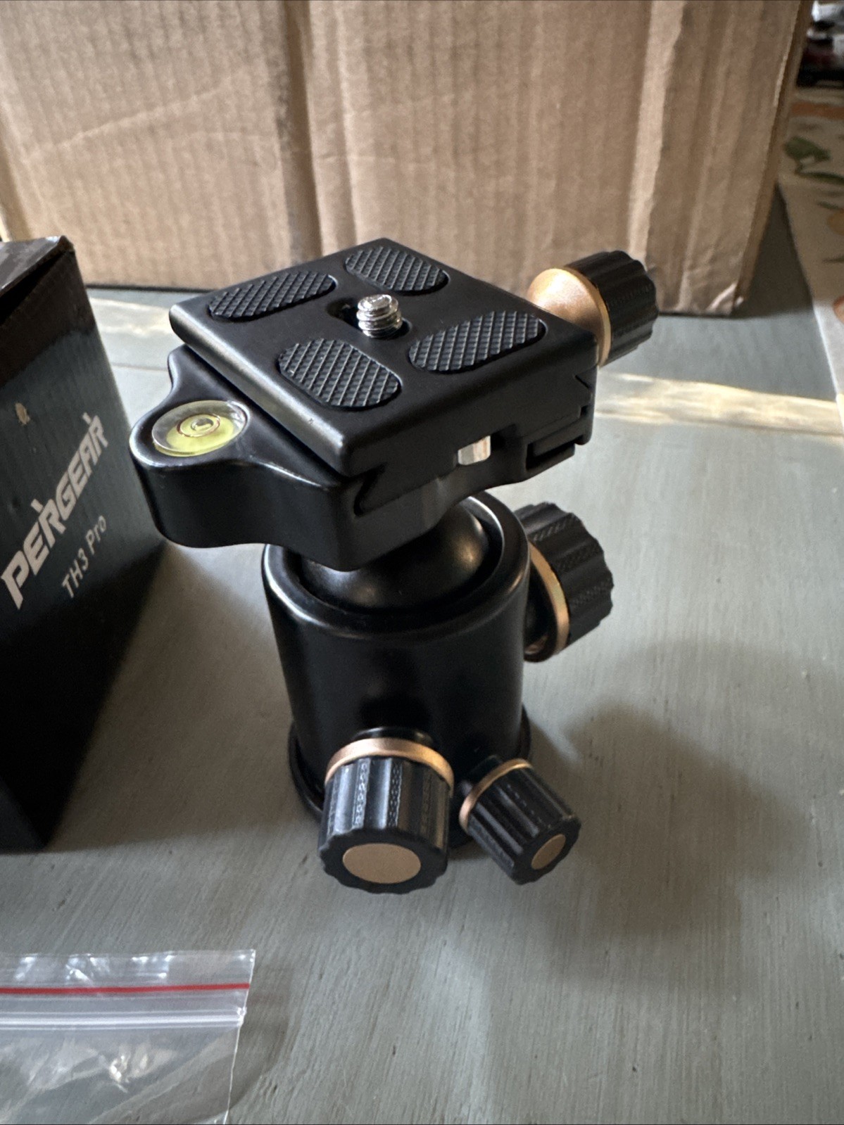 Pergear TH3 Pro DSLR Camera Tripod Ball Head, 8KG/17.6lbs Loading Capacity, 3