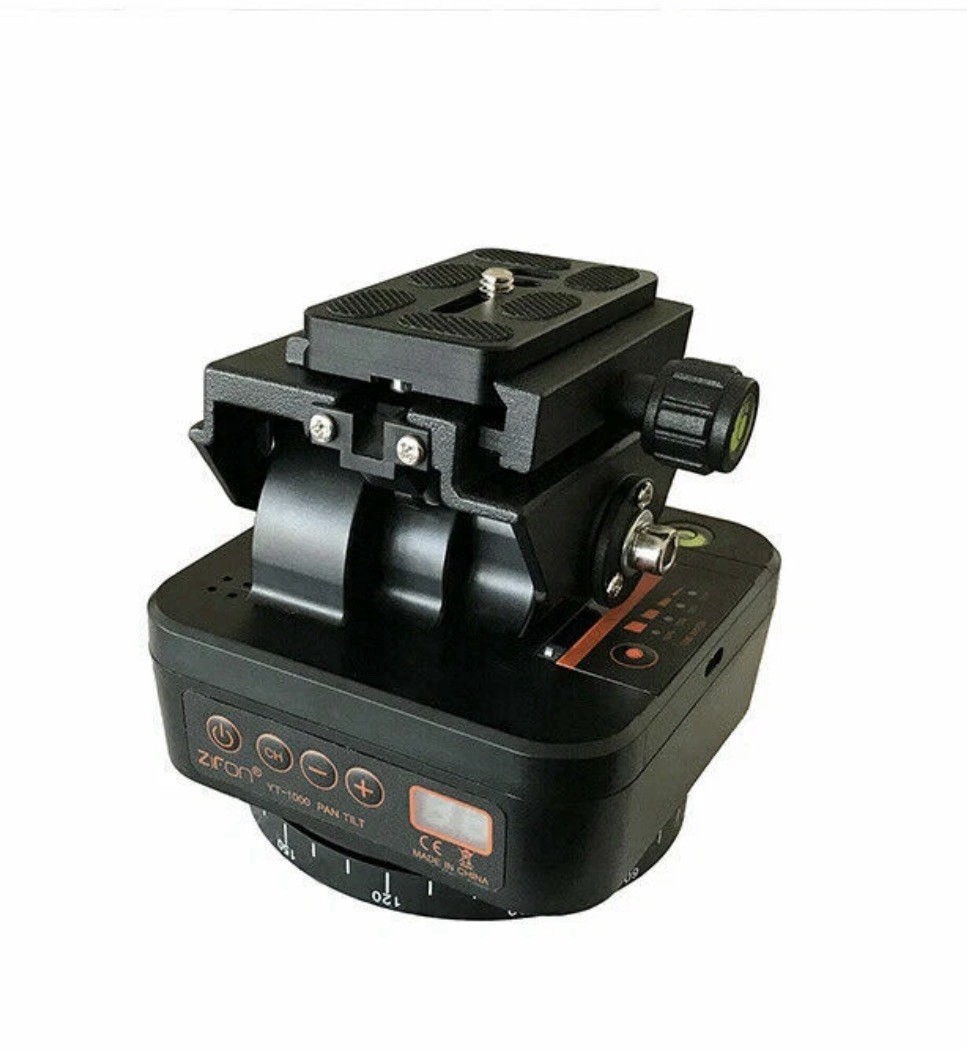 ZIFON YT-1000 2.4G Pan Tilt Motorized Auto Panoramic Head fr DSLR Remote Control