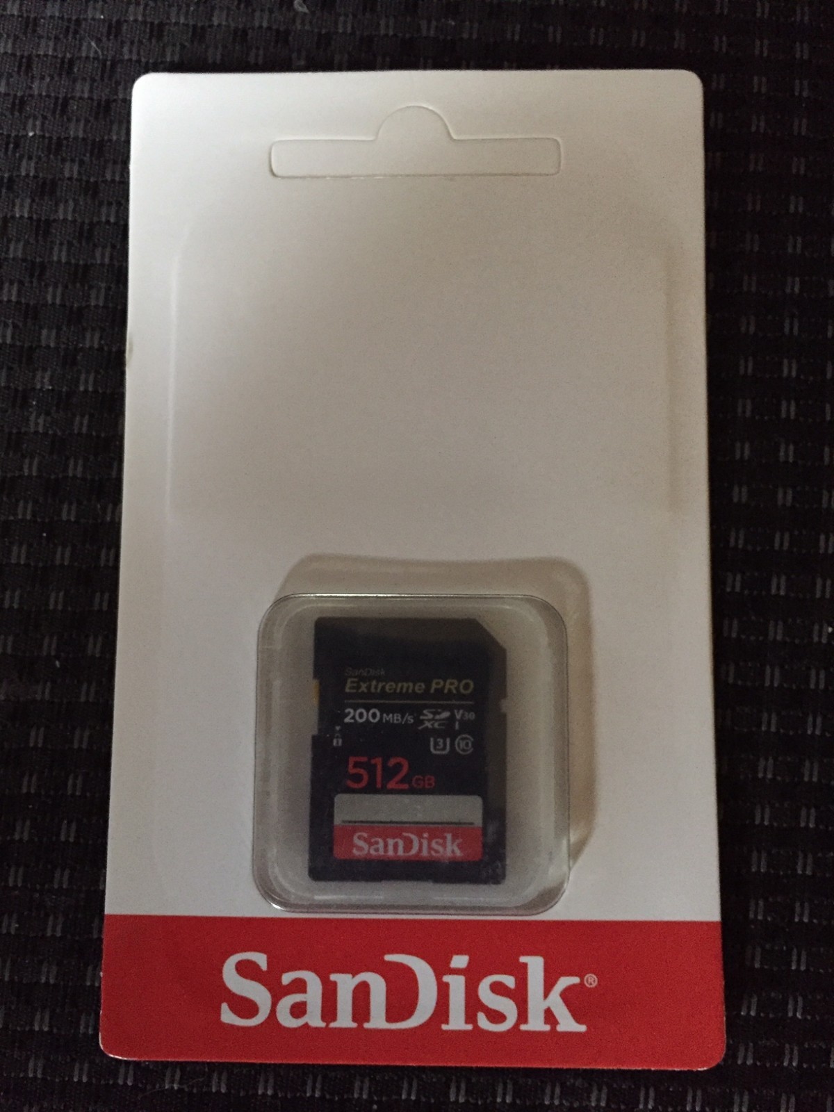 SanDisk ExtremePRO 512GB Class 10 – SDXC UHS-I Memory Card