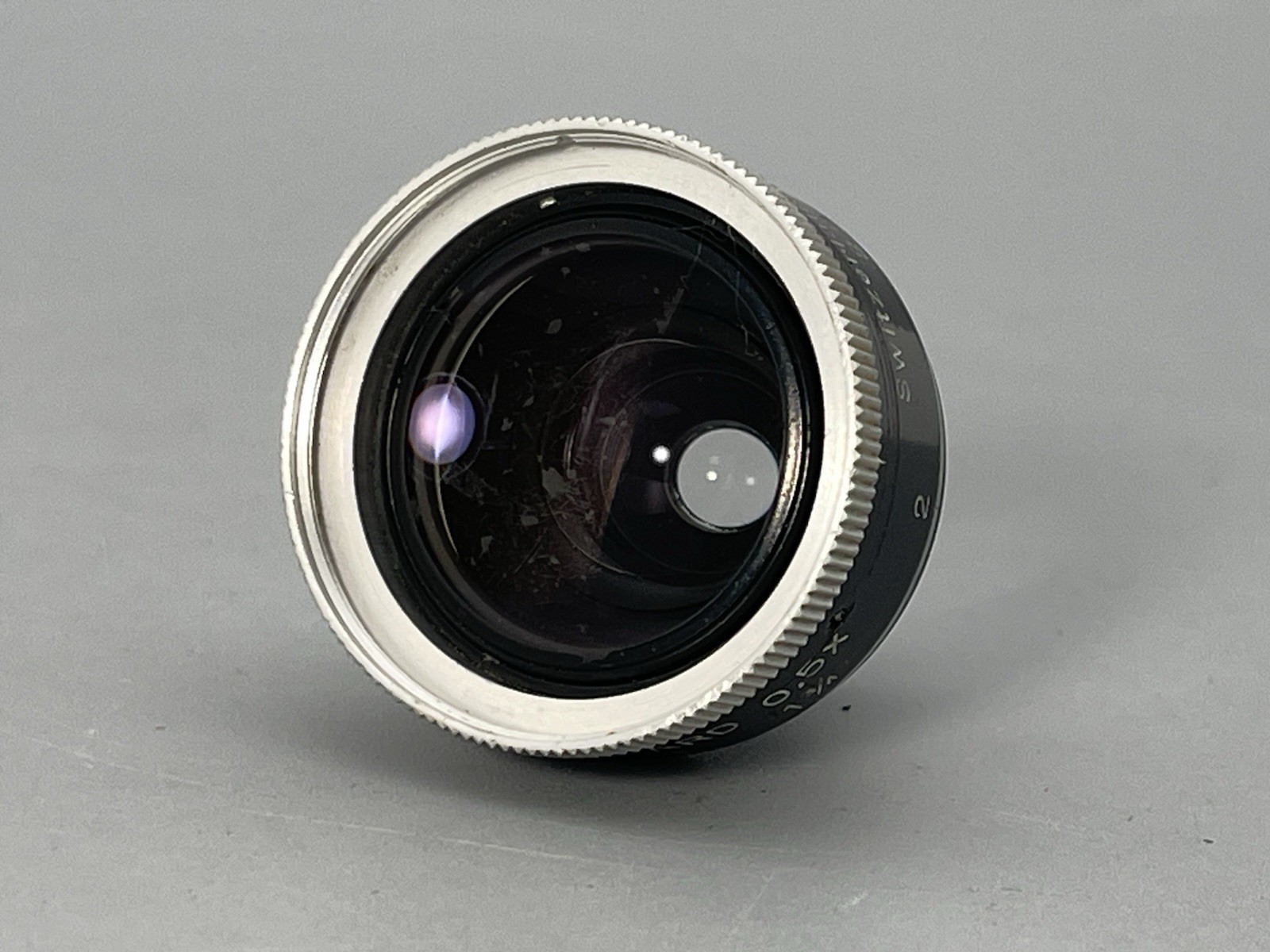 Hyper Kern Paillard 0,5x AR Wide Angle Auxiliary Lens for Bolex 8mm Cine D Mount
