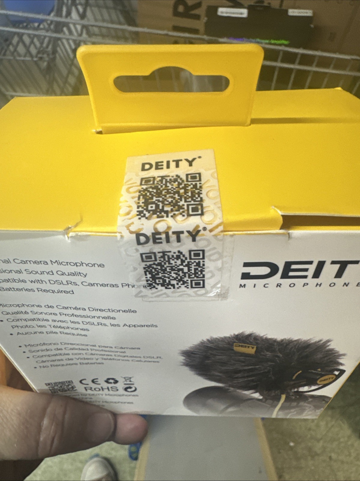 Deity V-Mic D4 Mini Directional Shotgun Mic 3.5mm TRS Hot/Cold Shoe