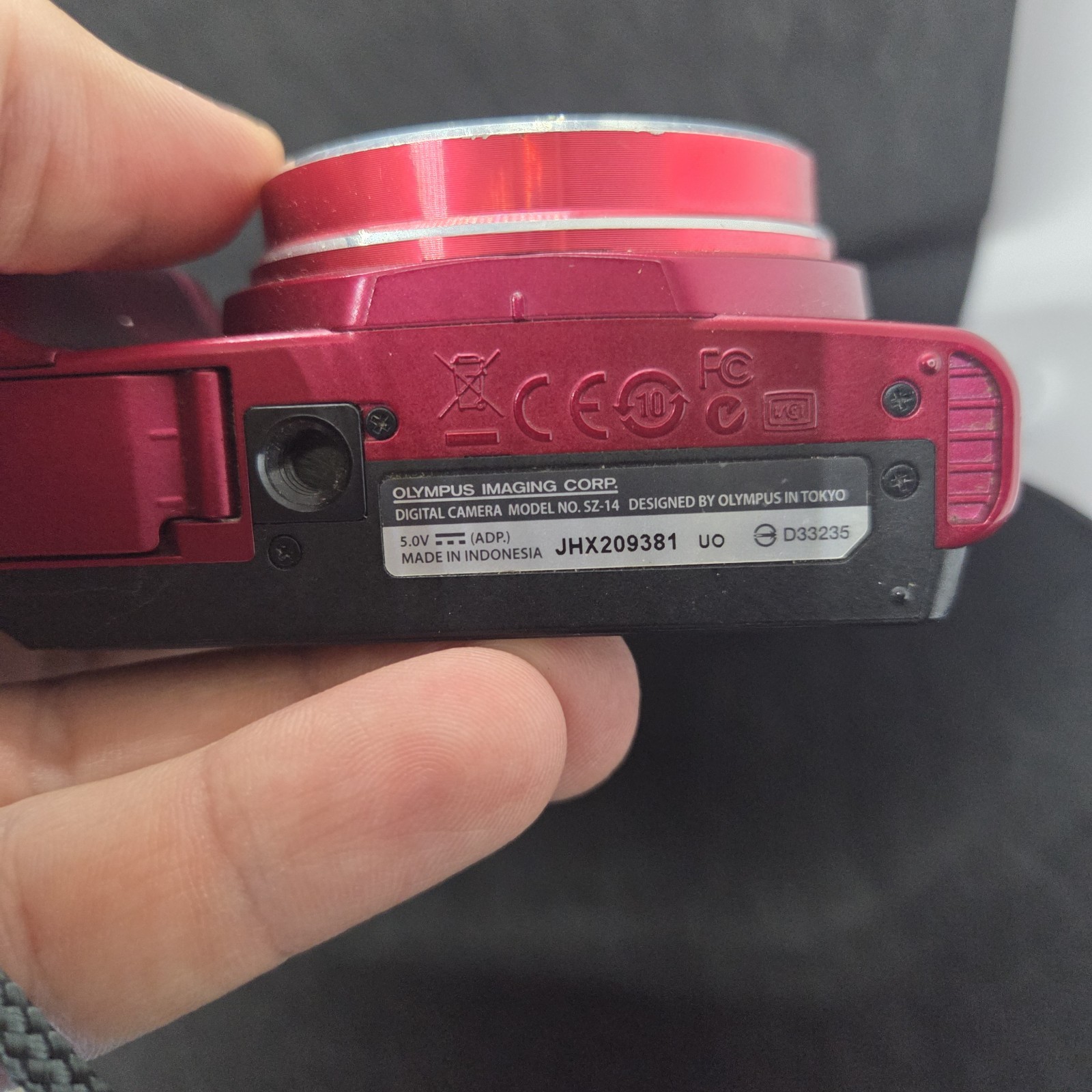 Olympus SZ-14 Red Digital Camera w/Battery & Charger – 14MP -Tested & Working #2