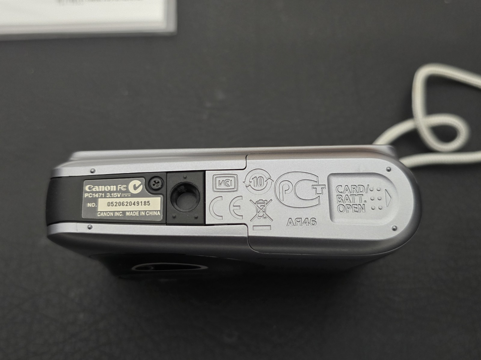 Canon PowerShot A490 10.0MP Digital Camera Silver 2.5″ Screen With Box