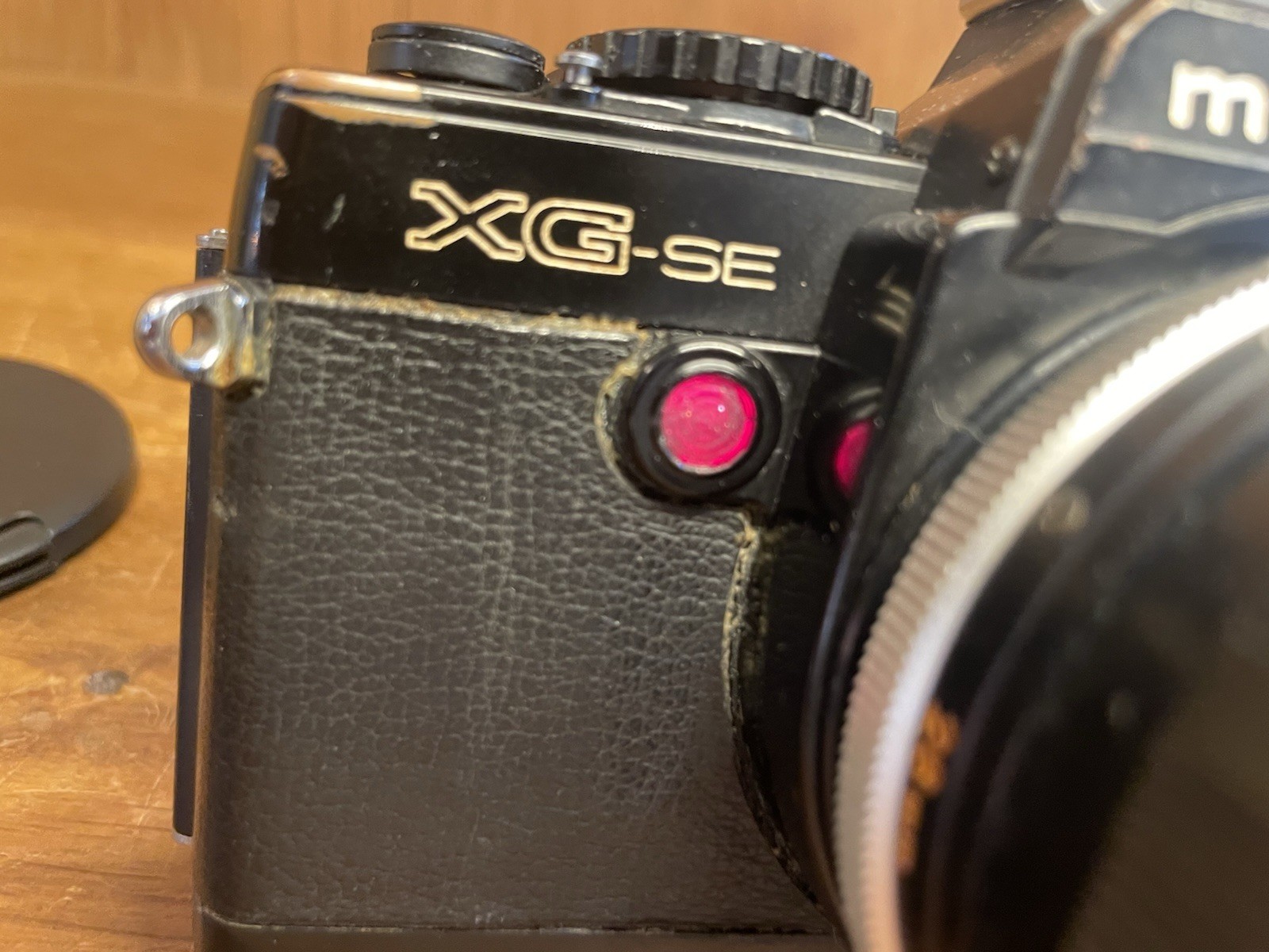 *Rare : Near Mint* Minolta XG-SE Film Camera MC W Rokkor 28mm F/3.5 From Japan