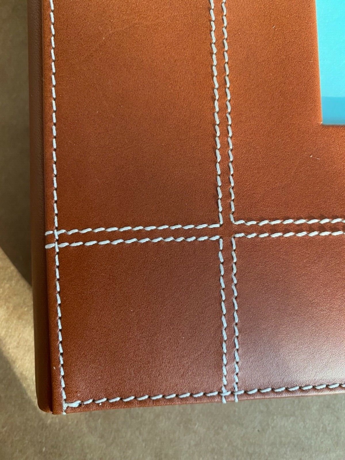Exposures Retired Leather 3 Ring Binder Photo Album NEW 11.5 x 10.5 Brown