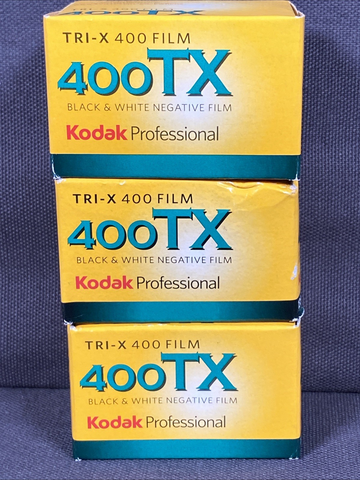 Lot of 3 Kodak Professional 400TX Black & White Negative Film (24 exp) EXP 10/10
