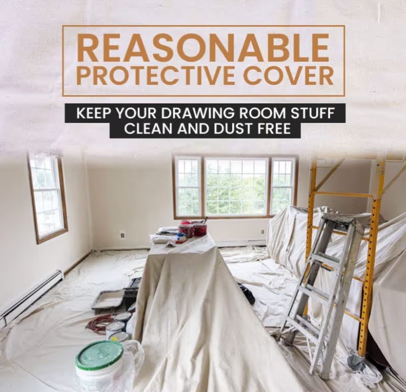 Heavy Duty Off White Canvas Photography Backdrop 12x15ft Seamless Studio Cloth
