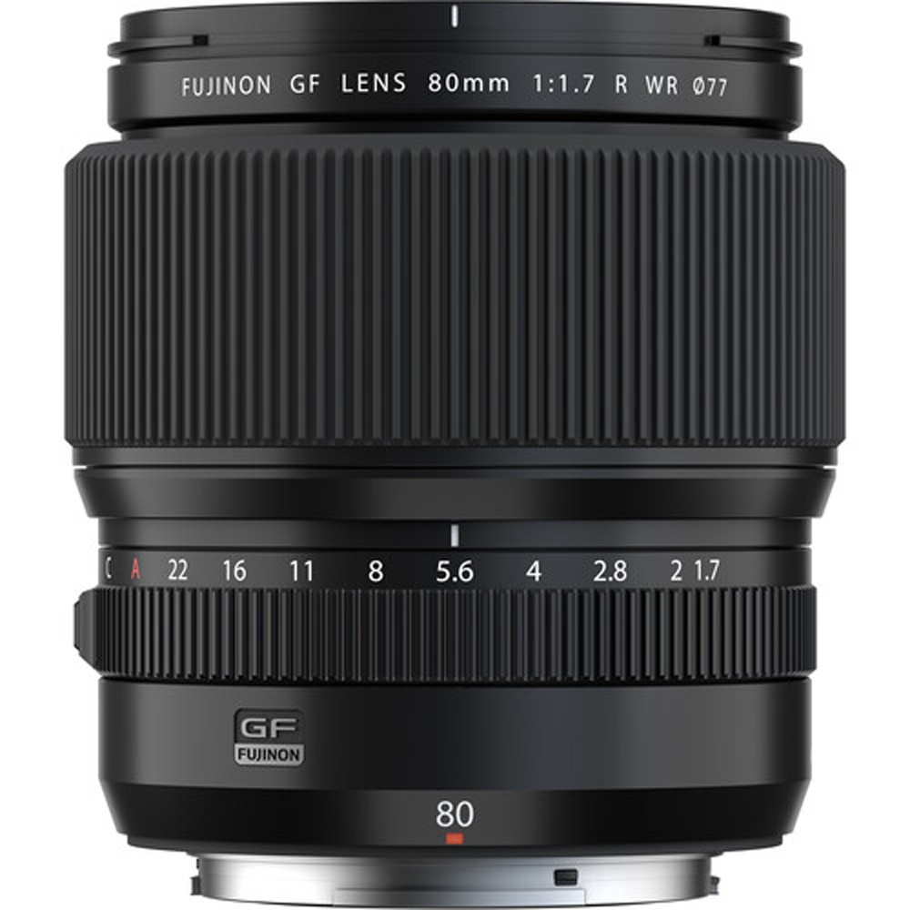 FUJIFILM GF 80mm f/1.7 R WR Lens FUJI USA 1 YEAR WARRANTY
